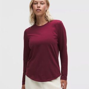 Lululemon Women’s Love Long-Sleeve Shirt Burgundy Small